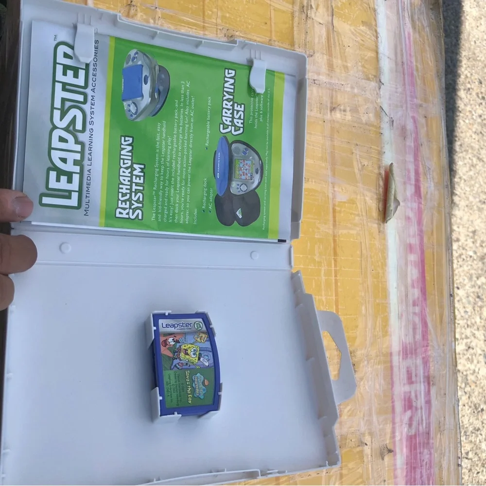Leapster Learning Game Cartridges - SpongeBob + Creature Create + Star Wars